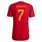Prima Maglia Spagna Mondiali 2022 Alvaro Morata 7